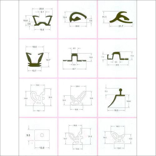 Flocked Glass Run Channels & Door Rubber